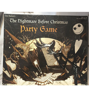 Nightmare Before Christmas Party Board Game Tim Burton's